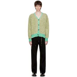 Andersson Bell Milton22 Heavy Wool Cardigan Size L Green NWT